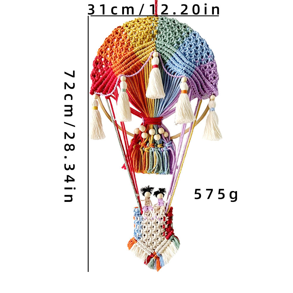 Macrame Decoration in Hot Air Balloon Design | Kelmera