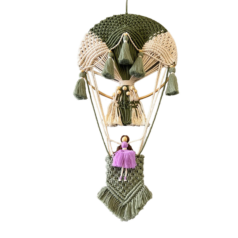 Macrame Decoration in Hot Air Balloon Design | Kelmera