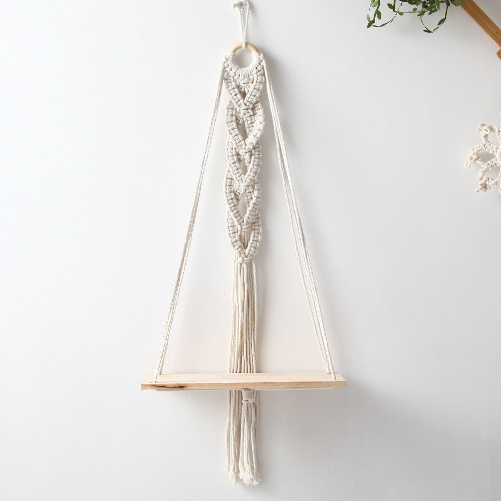 Macrame Decorative Hanging Shelf | Kelmera