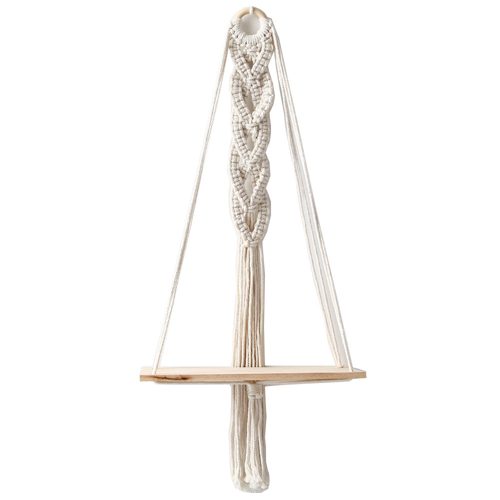 Macrame Decorative Hanging Shelf | Kelmera