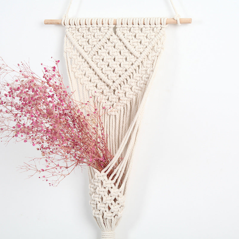 Macrame Decorative Wall Hanging White | Kelmera