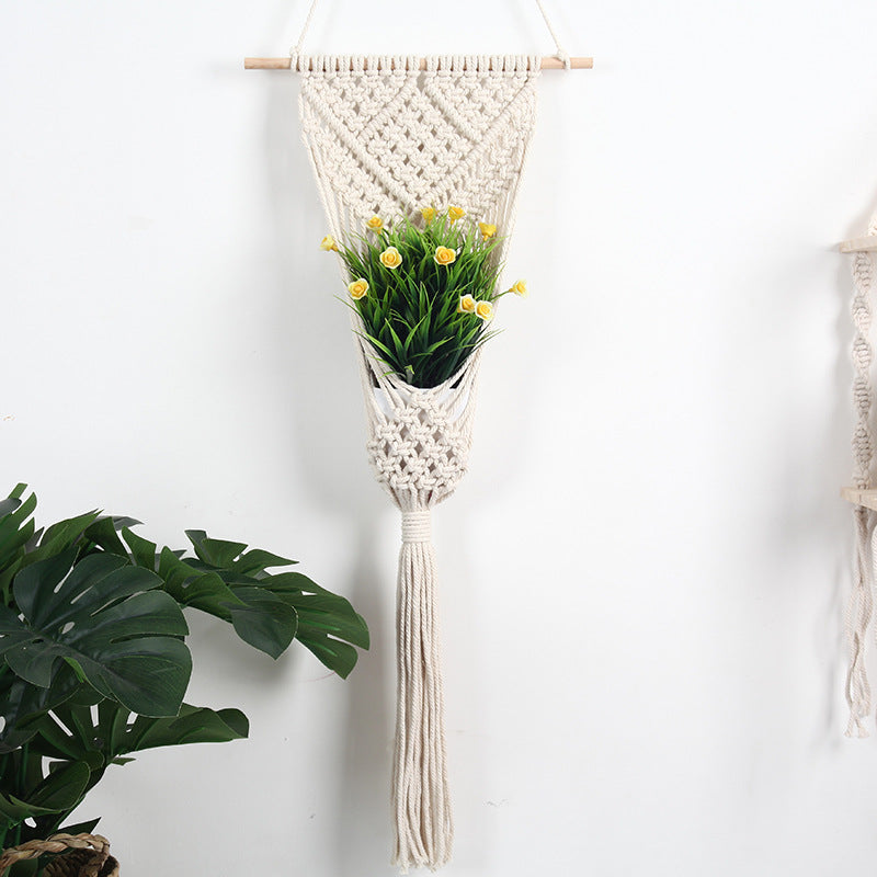 Macrame Decorative Wall Hanging White | Kelmera