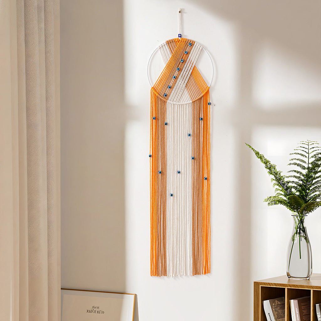 Macrame Decorative Wall Hanging with Circular Ring | Kelmera