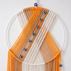 Macrame Decorative Wall Hanging with Circular Ring | Kelmera