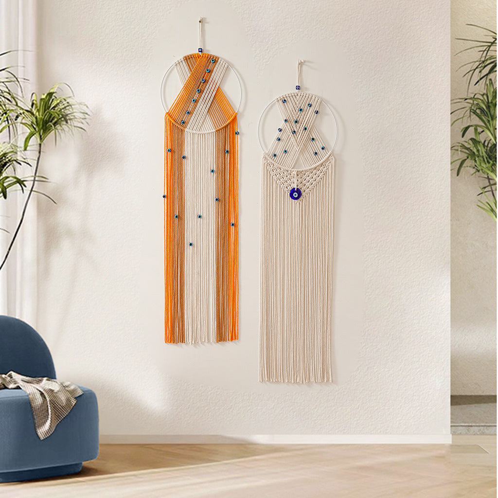 Macrame Decorative Wall Hanging with Circular Ring | Kelmera