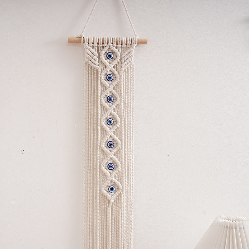 Macrame Decorative Wall Hanging with Eye Design | Kelmera