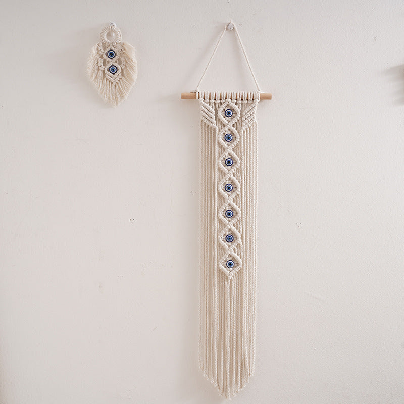 Macrame Decorative Wall Hanging with Eye Design | Kelmera