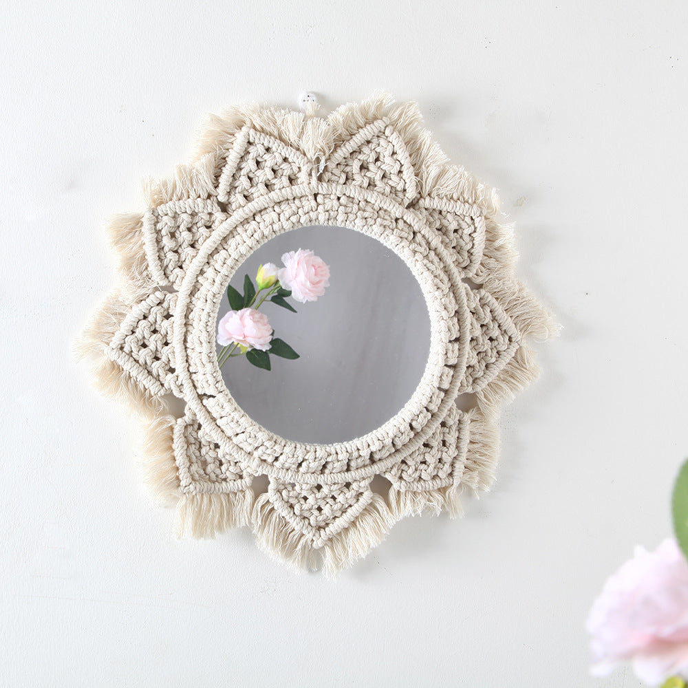 Macrame Decorative Wall Mirror | Kelmera