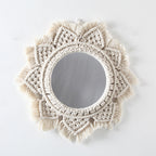 Macrame Decorative Wall Mirror | Kelmera