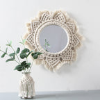 Macrame Decorative Wall Mirror | Kelmera