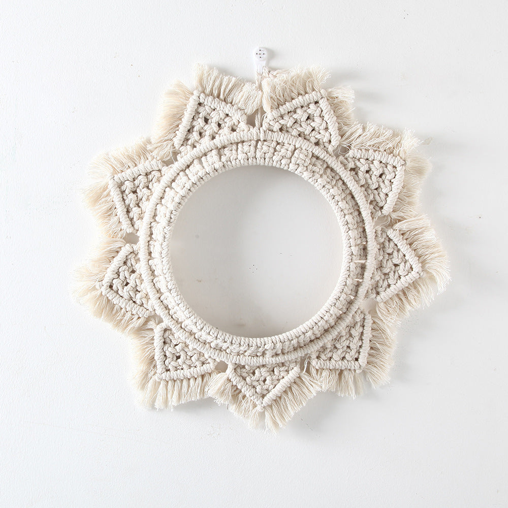 Macrame Decorative Wall Mirror | Kelmera