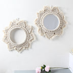 Macrame Decorative Wall Mirror | Kelmera