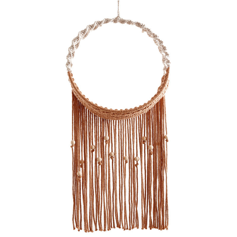 Macrame Dreamcatcher Wall Hanging Apricot | Kelmera