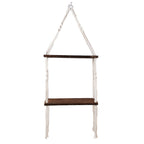 Macrame Floating Shelf Organizer 39 × 16 Inch | Kelmera