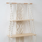 Macrame Floating Wall Shelf Organizer | Kelmera