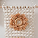 Macrame Floral Wall Hanging Decor 12 × 17 Inch | Kelmera