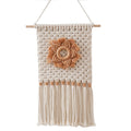 Macrame Floral Wall Hanging Decor 12 × 17 Inch | Kelmera