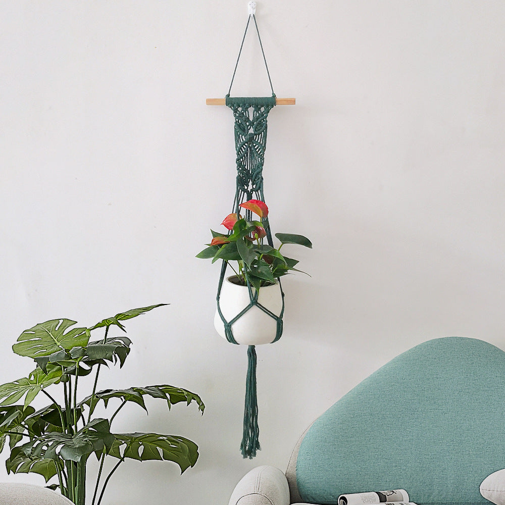 Macrame Flower Holder with Elegant Design | Kelmera