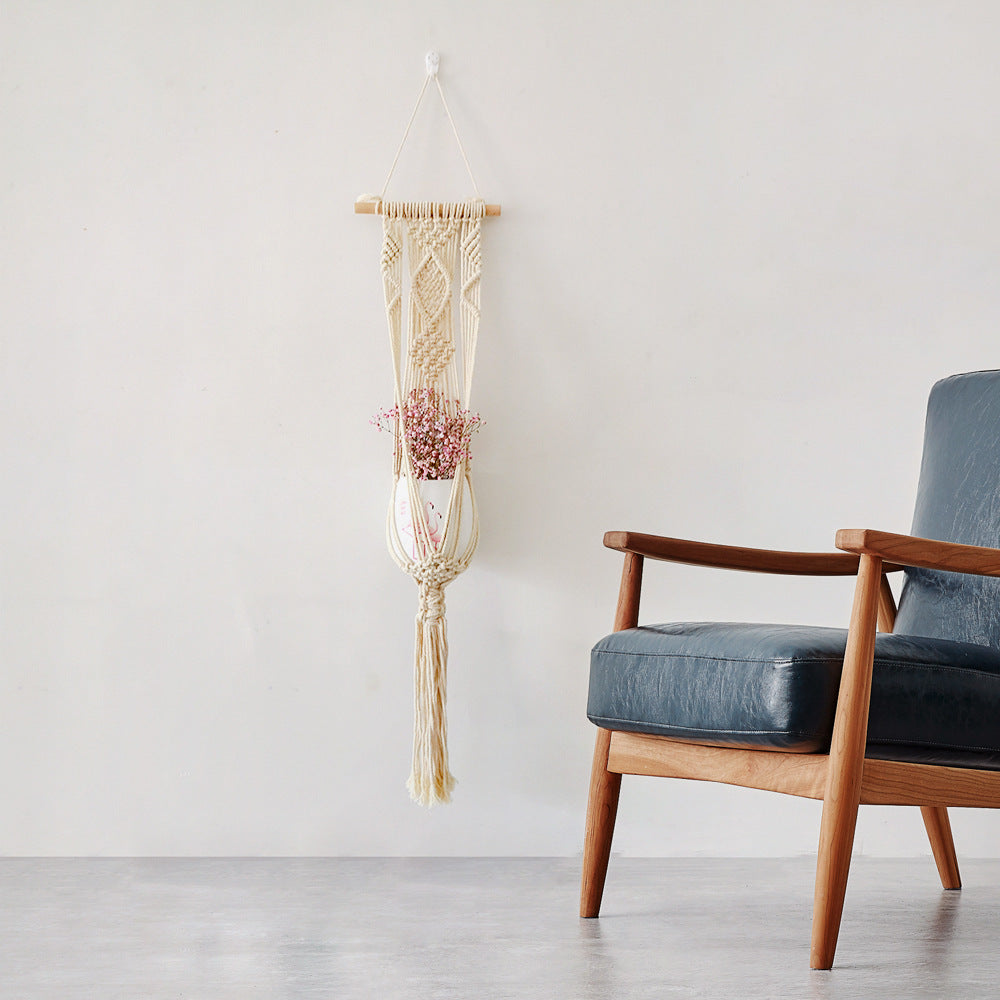 Macrame Flower Holder with Elegant Design | Kelmera