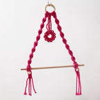 Macrame Flower Wall Hanging Organizer | Kelmera