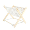 Macrame Folding Hammock-Style Storage Rack | Kelmera