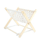 Macrame Folding Hammock-Style Storage Rack | Kelmera
