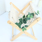 Macrame Folding Hammock-Style Storage Rack | Kelmera