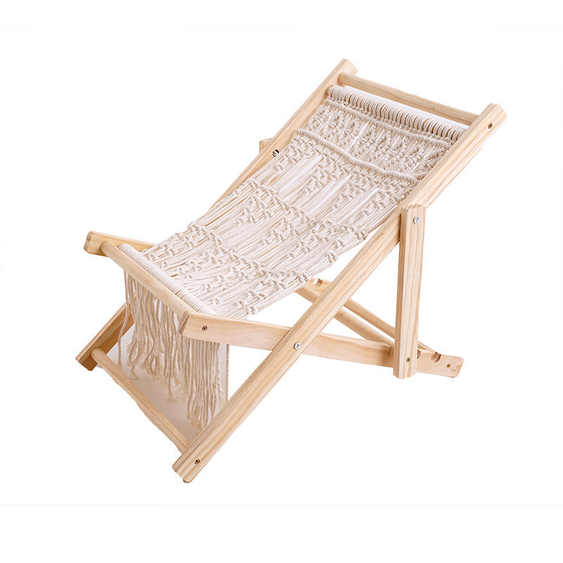 Macrame Folding Lounge Chair | Kelmera