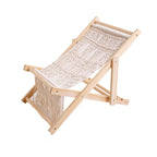 Macrame Folding Lounge Chair | Kelmera