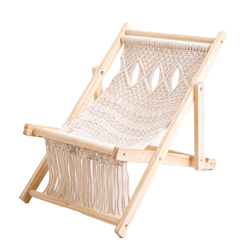 Macrame Folding Lounge Chair | Kelmera