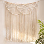 Macrame Fringe Wall Hanging Tapestry | Kelmera