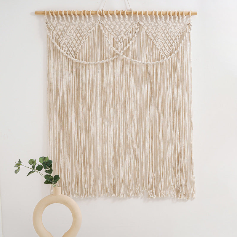 Macrame Fringe Wall Hanging Tapestry | Kelmera