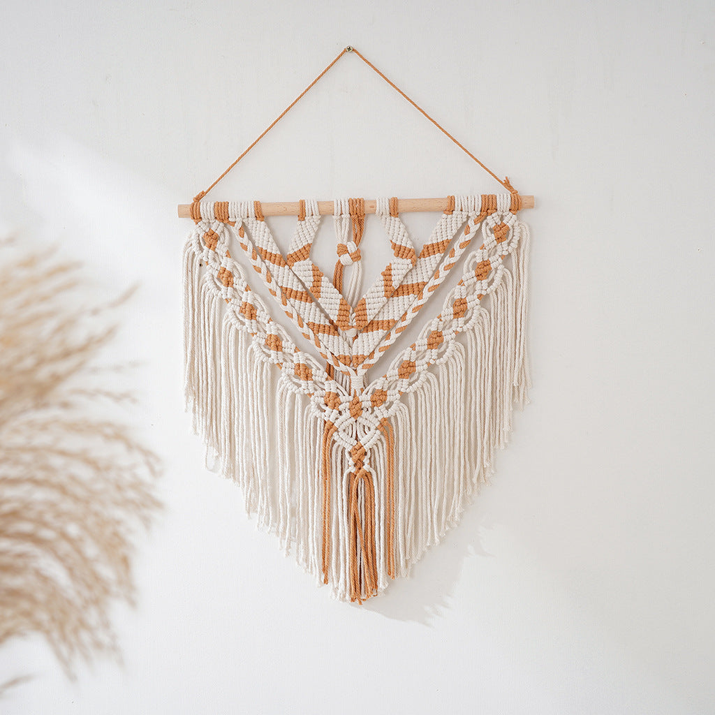 Macrame Geometric Wall Tapestry | Kelmera