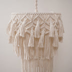 Macrame Hanging Decorative Light Fixture | Kelmera