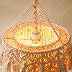 Macrame Hanging Decorative Light Fixture | Kelmera