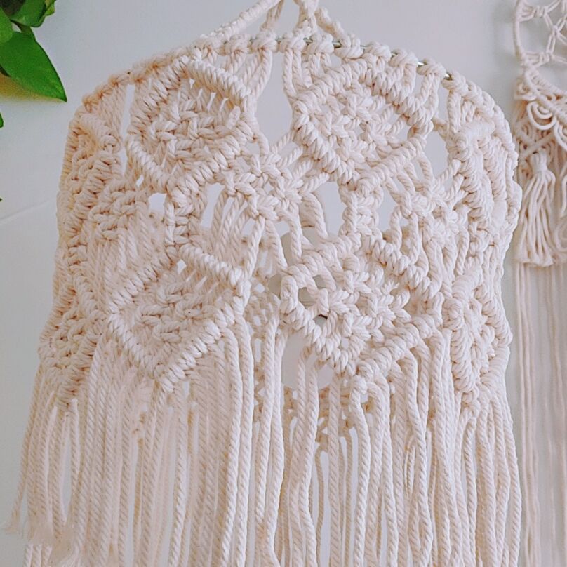 Macrame Hanging Lamp Shade | Kelmera