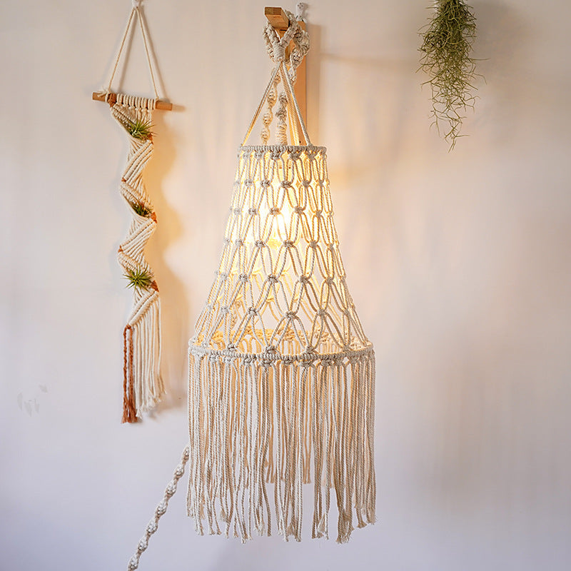 Macrame Hanging Lantern 12 × 30 Inch | Kelmera