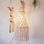 Macrame Hanging Lantern 12 × 30 Inch | Kelmera