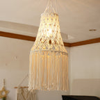Macrame Hanging Lantern 12 × 30 Inch | Kelmera