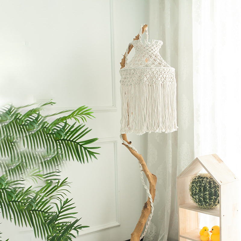 Macrame Hanging Pendant Light | Kelmera