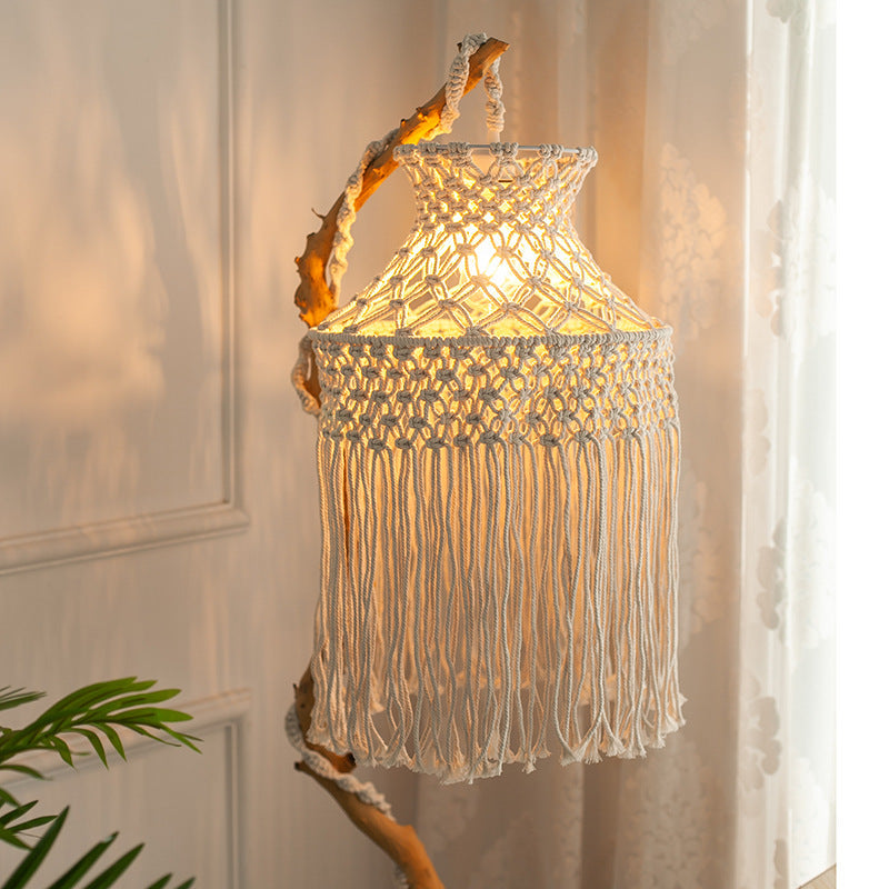 Macrame Hanging Pendant Light | Kelmera