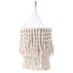 Macrame Hanging Plant Basket Off White | Kelmera