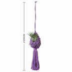 Macrame Hanging Plant Holder with Decorative Tassel | Kelmera
