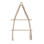 Macrame Hanging Plant Holder with Wooden Rod | Kelmera