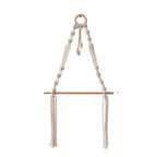 Macrame Hanging Plant Holder with Wooden Rod | Kelmera