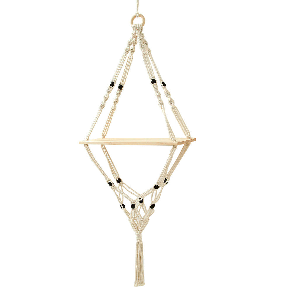 Macrame Hanging Plant Shelf | Kelmera