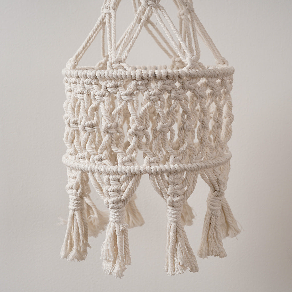 Macrame Hanging Planter Beige | Kelmera