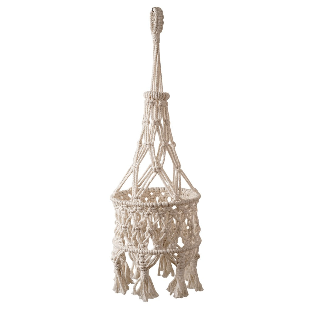 Macrame Hanging Planter Beige | Kelmera