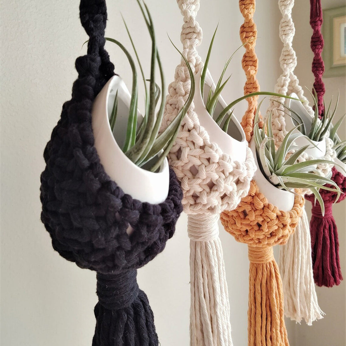 Macrame Hanging Planter Holder | Kelmera