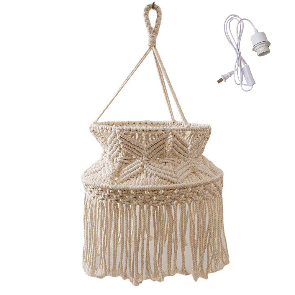 Macrame Hanging Planter Single Shade Plug-in | Kelmera